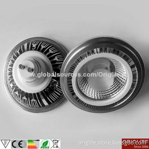 AR111 LED Spotlight, 85-245V AC/15W/85lm/W, Bridgelux Chip, COB LED, AR111 Base, with A Reflector
